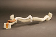 Cutaway of a bearing housing
