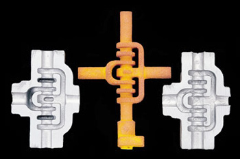 Hydraulic Casting with shell core - photo