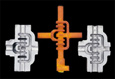 Hydraulic Casting with shell core